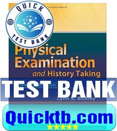 Test Bank for Bates Guide to Physical Examination