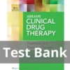 Abrams’ Clinical Drug Therapy 10th Edition Test Bank (Frandsen & Pennington)